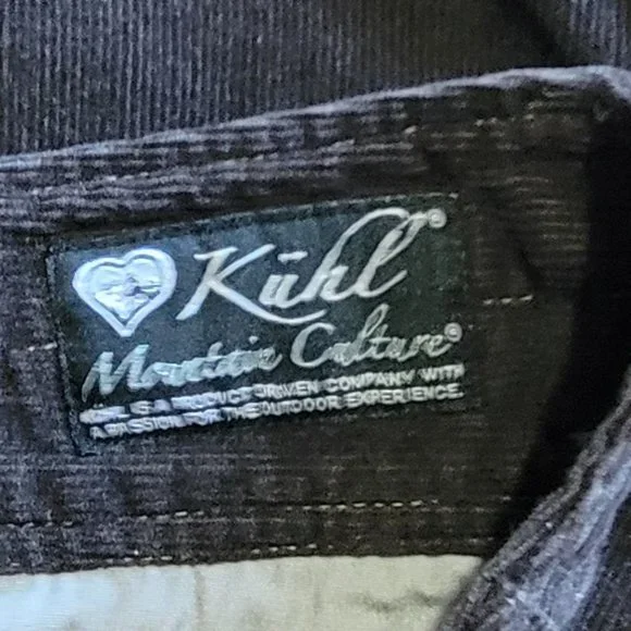 Kuhl Size 10 Skirt Brown Corduroy Length 16.5 - Picture 3 of 6